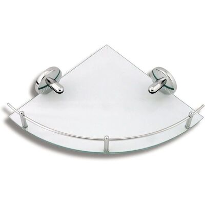 Estantería de esquina Novaservis Metalia 1 cromo - Estantería de pared Estantería de esquina Novaservis Metalia 1 cromo - Estantería de pared