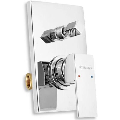 Novaservis Edge Chrom Badarmatur - Wannen- und Duschmischer Novaservis Edge Chrom Badarmatur - Wannen- und Duschmischer