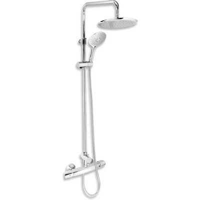 Novaservis - Juego de ducha con mezclador termostático de pared - Cromo Novaservis - Juego de ducha con mezclador termostático de pared - Cromo