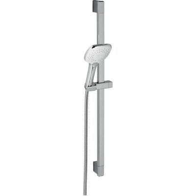 Set Doccia Novaservis con Doccetta Regolabile, Testa Quadrata - Kit Doccia Set Doccia Novaservis con Doccetta Regolabile, Testa Quadrata - Kit Doccia