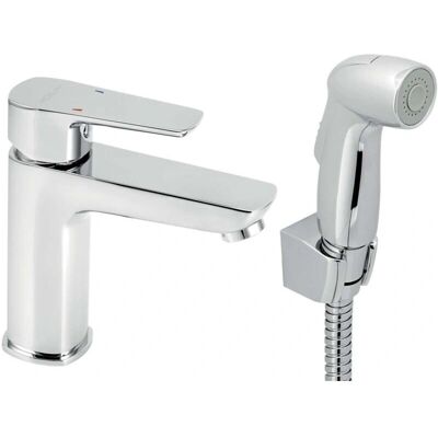 NOVASERVIS Metalia 58 - Mixér pentru baie montat pe perete cu spray pentru bidet NOVASERVIS Metalia 58 - Mixér pentru baie montat pe perete cu spray pentru bidet