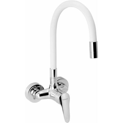 Novaservis Titania Iris New - Baterie de bucătărie montată pe perete cu braț din silicon Novaservis Titania Iris New - Baterie de bucătărie montată pe perete cu braț din silicon