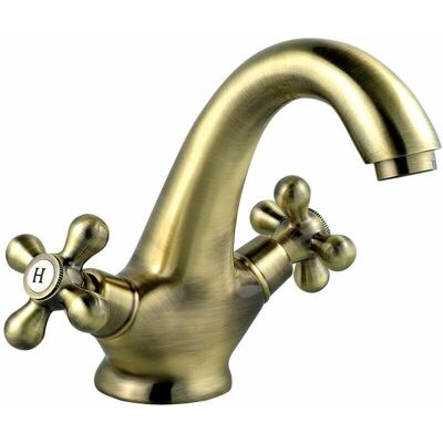 Amestecător pentru chiuvetă Ferro Antica, bronz - 165mm Amestecător pentru chiuvetă Ferro Antica, bronz - 165mm