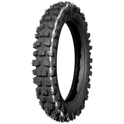 Mitas XT454 Winter Friction - Pneu arrière 110/90-19 - Blanc Mitas XT454 Winter Friction - Pneu arrière 110/90-19 - Blanc