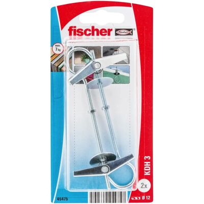 Fischer KDH 3 K NV Vægplugsæt - Skruer og rawlplugs Fischer KDH 3 K NV Vægplugsæt - Skruer og rawlplugs