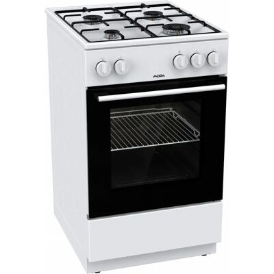 Mora P 2240 AW - Černá/Bílá - Volně stojící sporák Mora P 2240 AW - Černá/Bílá - Volně stojící sporák