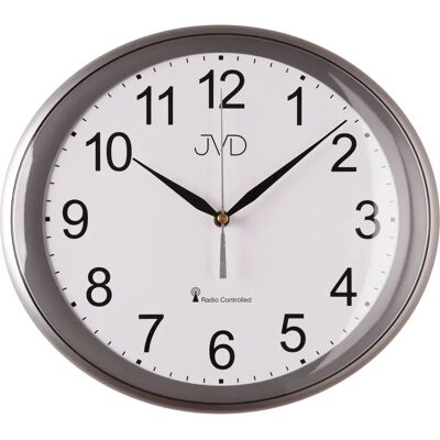 Ceas de Perete JVD RH64.3 DCF77 - Quartz, Gri, 30,5x27cm Ceas de Perete JVD RH64.3 DCF77 - Quartz, Gri, 30,5x27cm