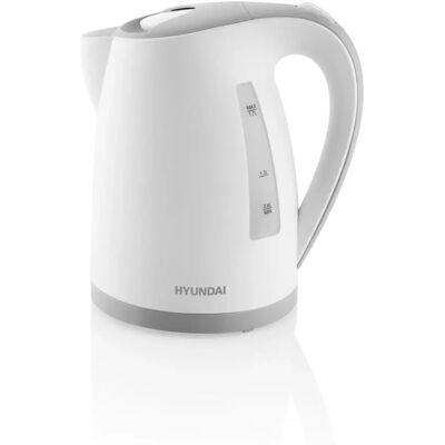 Hyundai VK107G 1,7L Wasserkocher - 2200W - Grau/Weiß Hyundai VK107G 1,7L Wasserkocher - 2200W - Grau/Weiß