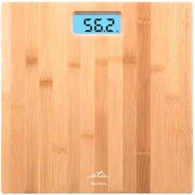 ETA Bamboo Personenwaage - 180kg, Genauigkeit 100g, LCD ETA Bamboo Personenwaage - 180kg, Genauigkeit 100g, LCD