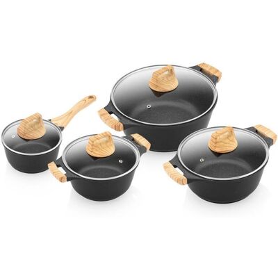 Eta Titanium II Kochtopfset - 4-teiliges Kochgeschirrset Eta Titanium II Kochtopfset - 4-teiliges Kochgeschirrset