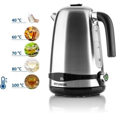 Hyundai VK770 Wasserkocher - Einstellbare Temperatur, 1,7L Hyundai VK770 Wasserkocher - Einstellbare Temperatur, 1,7L