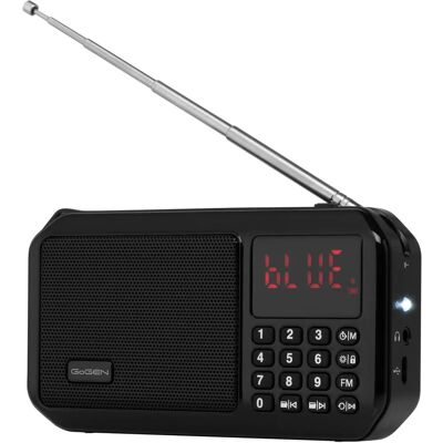 GoGEN - FMP 125 BTB - Czarny - Karta SD - Radio GoGEN - FMP 125 BTB - Czarny - Karta SD - Radio