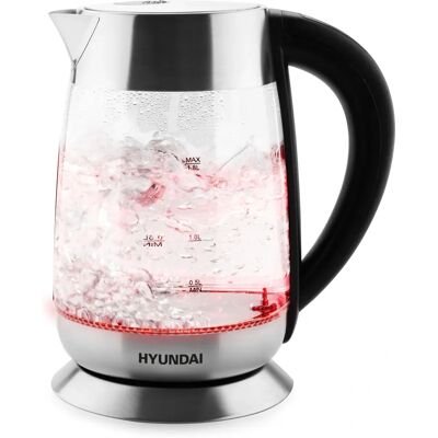 Hyundai VK792 Wasserkocher - 1,8L, Schwarz, Temperaturregelung Hyundai VK792 Wasserkocher - 1,8L, Schwarz, Temperaturregelung