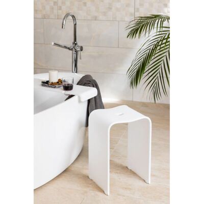 Swiss Aqua Technologies Modelo SATSTOLPLASTB - Asiento de baño blanco Swiss Aqua Technologies Modelo SATSTOLPLASTB - Asiento de baño blanco