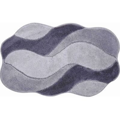 GRUND Grau Wellenförmiger Badematte - Badezimmer-Accessoire GRUND Grau Wellenförmiger Badematte - Badezimmer-Accessoire