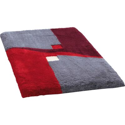 Erwin Müller - Badematte Athen - rot - grau - Bath Mat Erwin Müller - Badematte Athen - rot - grau - Bath Mat