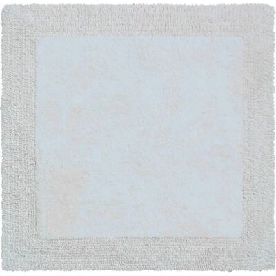 GRUND Luxor Baumwoll-Badematte - 60x60 cm, Weiß, Beidseitig verwendbar GRUND Luxor Baumwoll-Badematte - 60x60 cm, Weiß, Beidseitig verwendbar