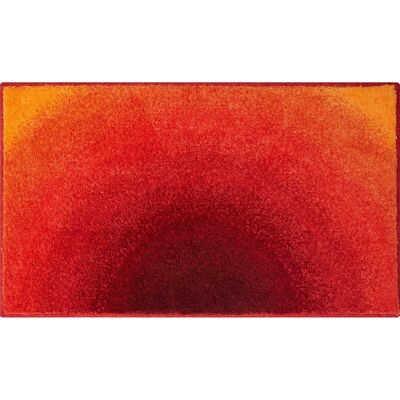 GRUND Sunshine rechteckige Badematte - Orange - 60x100cm - Rutschfest, Schnelltrocknend GRUND Sunshine rechteckige Badematte - Orange - 60x100cm - Rutschfest, Schnelltrocknend
