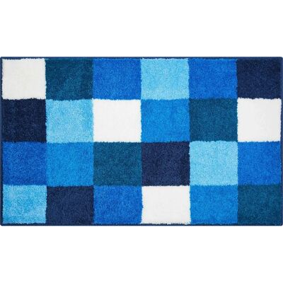 GRUND BONA Blauer rechteckiger Badteppich - Badteppich GRUND BONA Blauer rechteckiger Badteppich - Badteppich