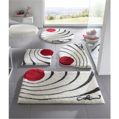 Helline Home Blanc-Rouge Handgefertigter Badrug - Badrug Helline Home Blanc-Rouge Handgefertigter Badrug - Badrug