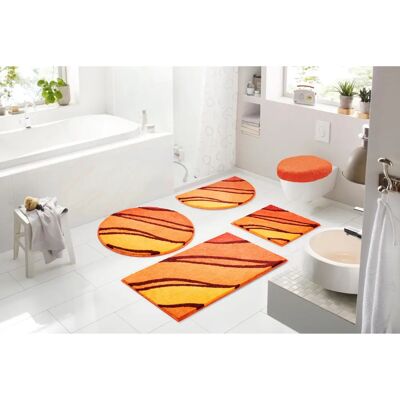 GRUND Belize Orange Badteppich - Rechteckig, 20mm, Polyacryl - Rutschfest, Weiche Haptik GRUND Belize Orange Badteppich - Rechteckig, 20mm, Polyacryl - Rutschfest, Weiche Haptik