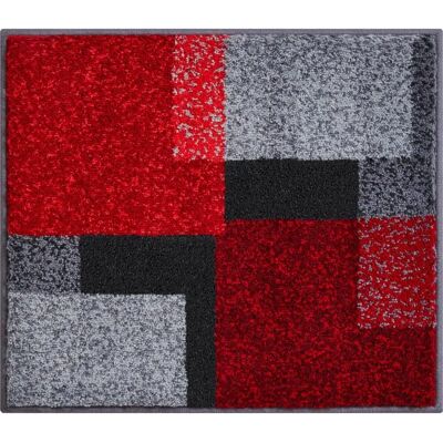 Grund Rote rechteckige Badmatte - 50x60cm Grund Rote rechteckige Badmatte - 50x60cm