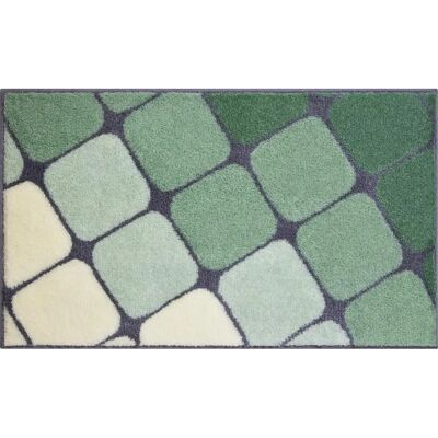 Tapis de bain GRUND Shanga vert - Rectangulaire, 60x100 cm, 20mm Tapis de bain GRUND Shanga vert - Rectangulaire, 60x100 cm, 20mm