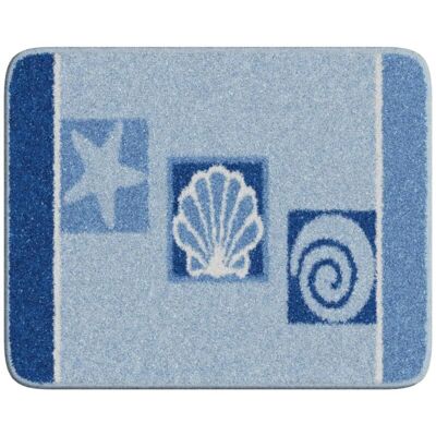 Grund Blaue Badematte - 40x50cm Synthetische Rutschfeste Badematte Grund Blaue Badematte - 40x50cm Synthetische Rutschfeste Badematte