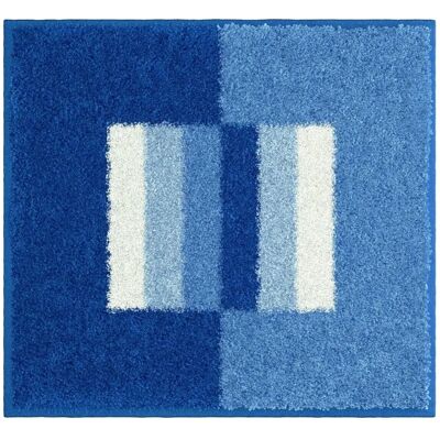 Grund Blaue Rechteckige Synthetik Badematte - Badmatte Grund Blaue Rechteckige Synthetik Badematte - Badmatte