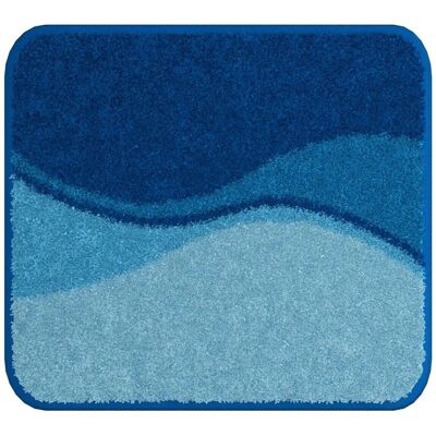 Grund Blaue Synthetische Badmatte - Rechteckige Badmatte Grund Blaue Synthetische Badmatte - Rechteckige Badmatte