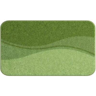 Grund Rechteckige Grüne Synthetische Badmatte - Badmatte Grund Rechteckige Grüne Synthetische Badmatte - Badmatte