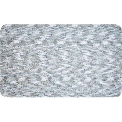 Grund Badematte - 60x90 cm, silber, rutschfest - Badtextilien Grund Badematte - 60x90 cm, silber, rutschfest - Badtextilien