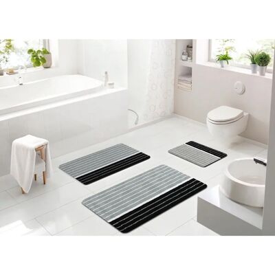 BATEX Tandea Alfombra de Baño Gris - Alfombra de Baño BATEX Tandea Alfombra de Baño Gris - Alfombra de Baño