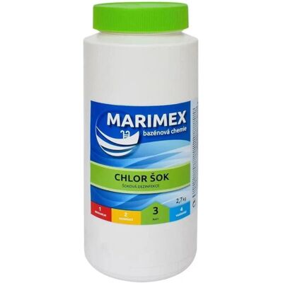 Marimex Chlor Šok - Dezinfekční přípravek 2,7 kg Marimex Chlor Šok - Dezinfekční přípravek 2,7 kg