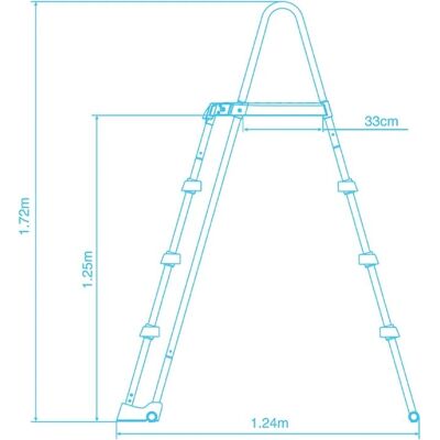 Bezpečnostní schody do bazénu Tampa 1,25 m Marimex Bezpečnostní schody do bazénu Tampa 1,25 m Marimex