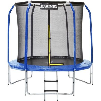 Marimex 244 cm Trampolína s bezpečnostní sítí a žebříkem Marimex 244 cm Trampolína s bezpečnostní sítí a žebříkem