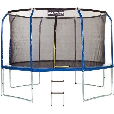 Trampolína Marimex Standard 396 cm - Bezpečnostní síť & žebřík Trampolína Marimex Standard 396 cm - Bezpečnostní síť & žebřík