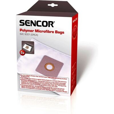 SENCOR SVC3001 Vakuová taška - 5 ks - Jednorázové SENCOR SVC3001 Vakuová taška - 5 ks - Jednorázové