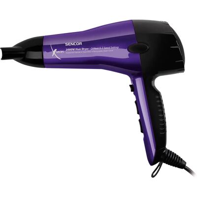 Uscător de Păr Sencor SHD 6600V - 2000W, Alimentare Dublă, 3 Setări de Temperatură Uscător de Păr Sencor SHD 6600V - 2000W, Alimentare Dublă, 3 Setări de Temperatură
