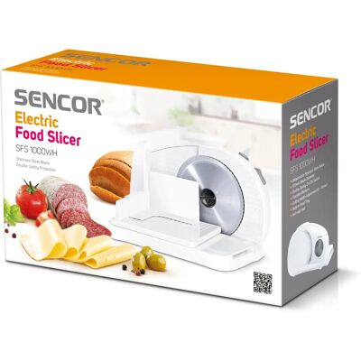 Sencor SFS 1000WH - Harmaa, Valkoinen - Viipalointikone Sencor SFS 1000WH - Harmaa, Valkoinen - Viipalointikone