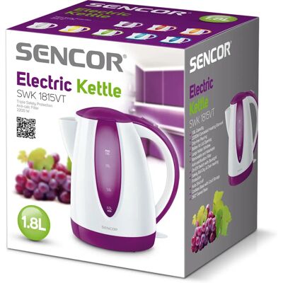 Sencor SWK 1815VT - Violet, Alb - Fierbător electric Sencor SWK 1815VT - Violet, Alb - Fierbător electric