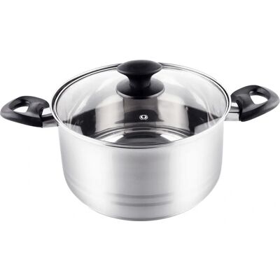 Lamart LTB2212 Edelstahlsaucepan - 4,7L, 22cm, Silber Lamart LTB2212 Edelstahlsaucepan - 4,7L, 22cm, Silber