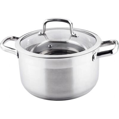 Lamart LTSS2413 Edelstahl Kochtopf - 5,8 L - Für Alle Herde Lamart LTSS2413 Edelstahl Kochtopf - 5,8 L - Für Alle Herde