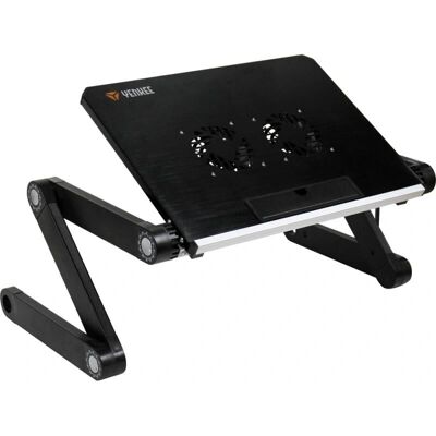 Yenkee YSN 210 Notebook-Kühlpad - Aluminium, Verstellbar, Schwarz Yenkee YSN 210 Notebook-Kühlpad - Aluminium, Verstellbar, Schwarz