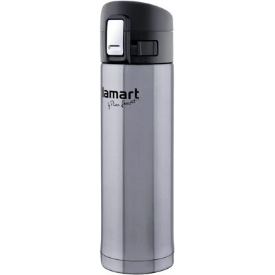 Bouteille isotherme Lamart LT4008 - 0,42 L, Argent - Acier inoxydable - Publicité Bouteille isotherme Lamart LT4008 - 0,42 L, Argent - Acier inoxydable - Publicité