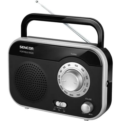 Sencor SRD 210 BS Přenosné analogové rádio - Rádio Sencor SRD 210 BS Přenosné analogové rádio - Rádio