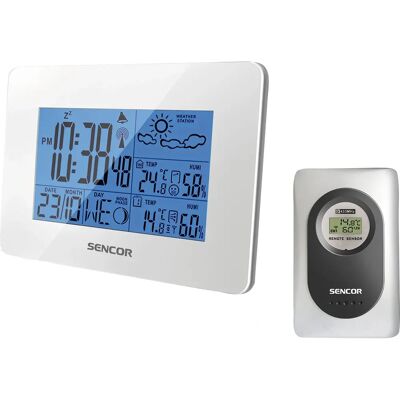 Sencor SWS 51 W Wetterstation Weiß - Innen/Außen Temp & Feuchte Sencor SWS 51 W Wetterstation Weiß - Innen/Außen Temp & Feuchte