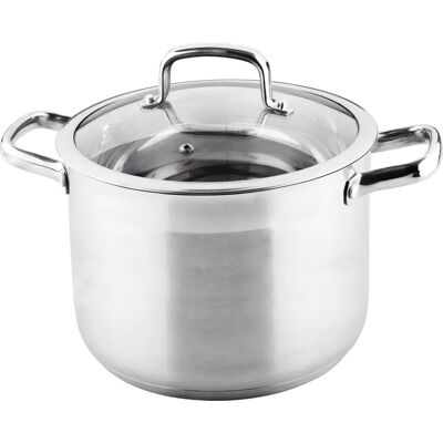 Lamart LTSS2418 Prestige Kochtopf mit Deckel - 7,9L, 24cm - Stahl/Silber Lamart LTSS2418 Prestige Kochtopf mit Deckel - 7,9L, 24cm - Stahl/Silber