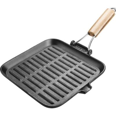 Lamart Eisen LT1065 Gusseisen Grillpfanne 23cm - Bratpfanne Lamart Eisen LT1065 Gusseisen Grillpfanne 23cm - Bratpfanne