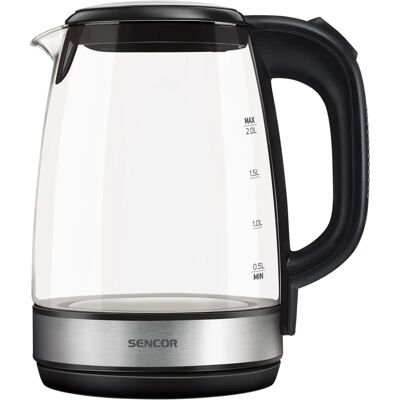 Sencor SWK 2080BK - Schwarz, Transparent - Elektrischer Wasserkocher Sencor SWK 2080BK - Schwarz, Transparent - Elektrischer Wasserkocher